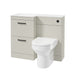 Sonas Corta 2 Drawer Combination Unit with Basin - Left