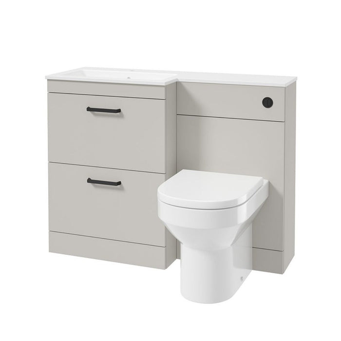 Sonas Corta 2 Drawer Combination Unit with Basin - Left
