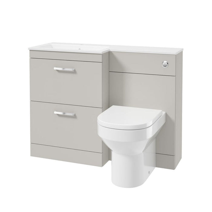 Sonas Corta 2 Drawer Combination Unit with Basin - Left