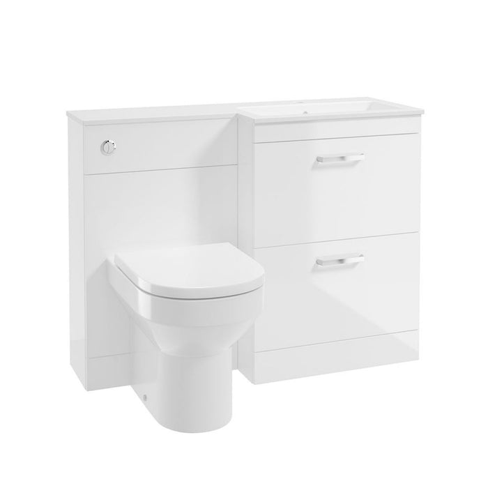 Sonas Corta 2 Drawer Combination Unit with Basin - Right