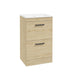 Sonas Corta 2 Drawer Compact Floorstanding Vanity Unit
