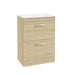 Sonas Corta 2 Drawer Compact Floorstanding Vanity Unit