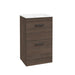 Sonas Corta 2 Drawer Compact Floorstanding Vanity Unit