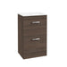 Sonas Corta 2 Drawer Compact Floorstanding Vanity Unit