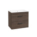Sonas Corta 2 Drawer Wall Hung Vanity Unit With Basin