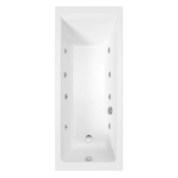 Sonas Cubo 8 Jet Single Ended Bath - 1600mm X 700mm