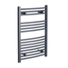 Sonas Curved Heated Towel Rail - 800mm X 500mm / Anthracite