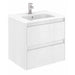 Sonas Dijon 2 Drawer Vanity Unit With Slim Basin - Gloss