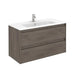 Sonas Dijon 2 Drawer Vanity Unit With Slim Basin - Samara