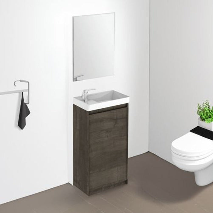 Sonas Dijon 450mm 1 Door Cloakroom Floorstanding Vanity