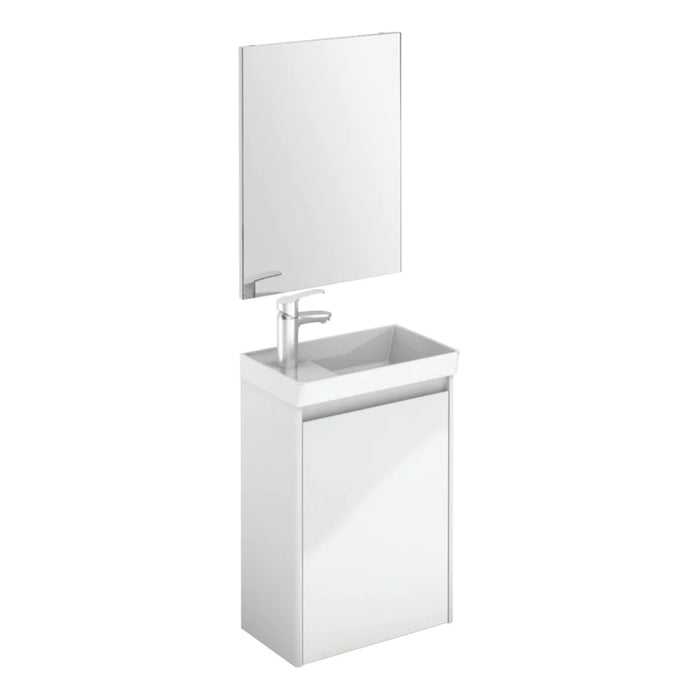 Sonas Dijon 450mm 1 Door Cloakroom Wall Hung Vanity Unit