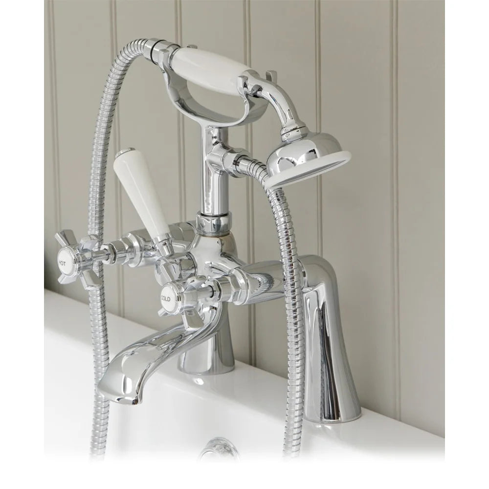 Sonas Edwardian Bath Shower Mixer Tap - Chrome — Bathroom Outlet