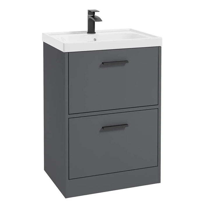 Sonas Finland 2 Drawer Floorstanding Vanity Unit With Basin