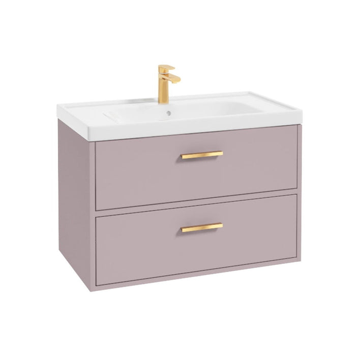 Sonas Finland 2 Drawer Wall Hung Vanity Unit With Basin &