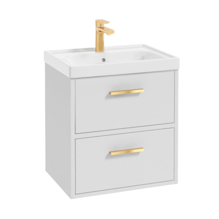 Sonas Finland 2 Drawer Wall Hung Vanity Unit With Basin &