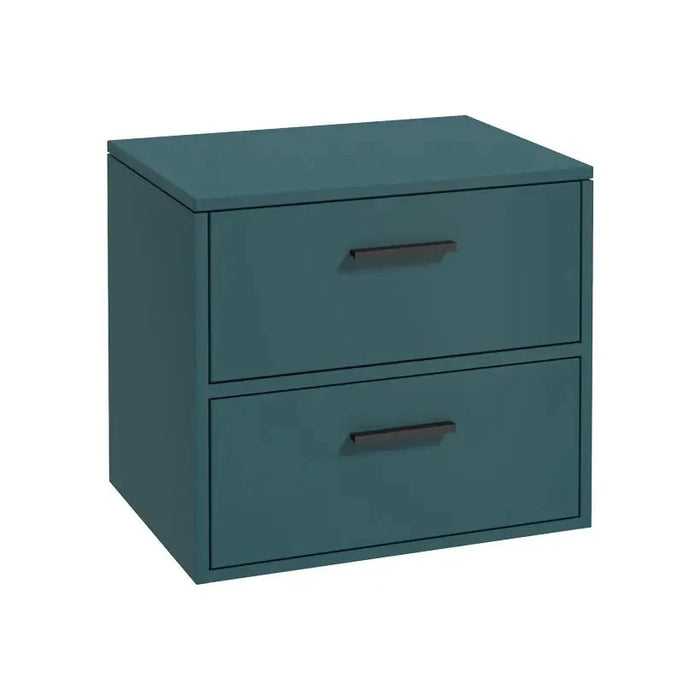 Sonas Finland 2 Drawer Wall Hung Vanity Unit With Countertop