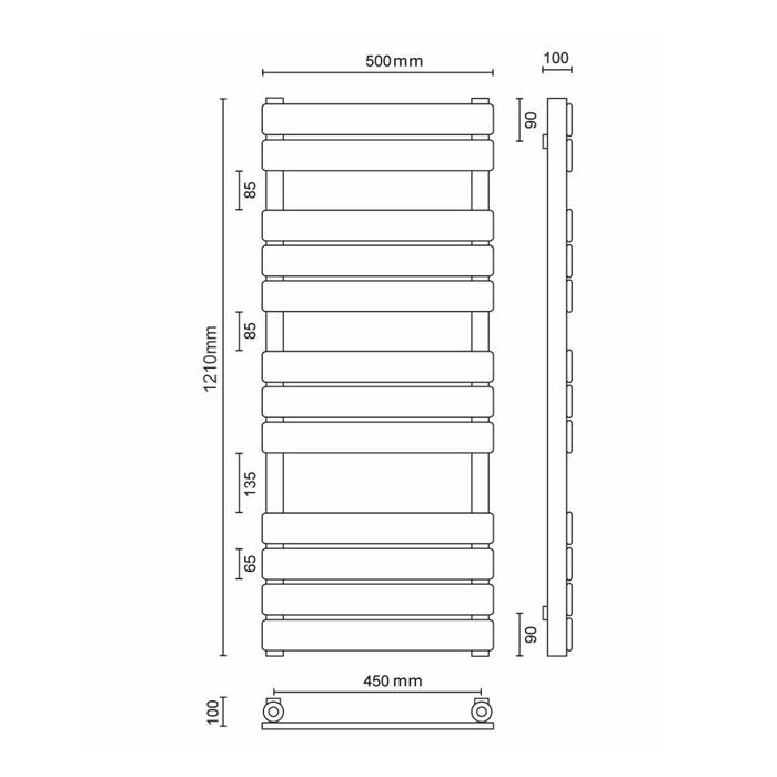 Sonas Forge Designer Heated Towel Rail - Heated Towel Rails