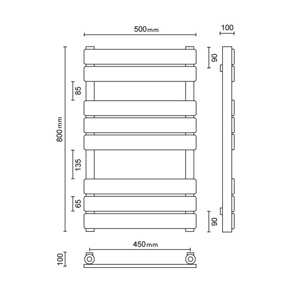 Sonas Forge Designer Heated Towel Rail