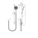 Sonas Form Thermostatic Bath Shower Mixer With Alita Slide