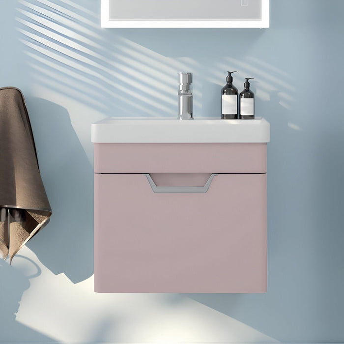 Sonas Freya 1 Drawer Wall Hung Vanity Unit With Basin