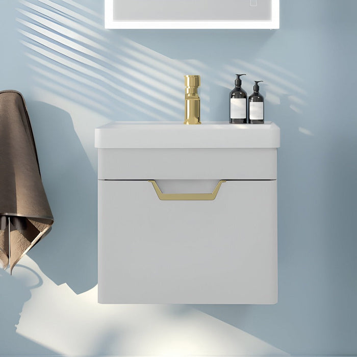 Sonas Freya 1 Drawer Wall Hung Vanity Unit With Basin