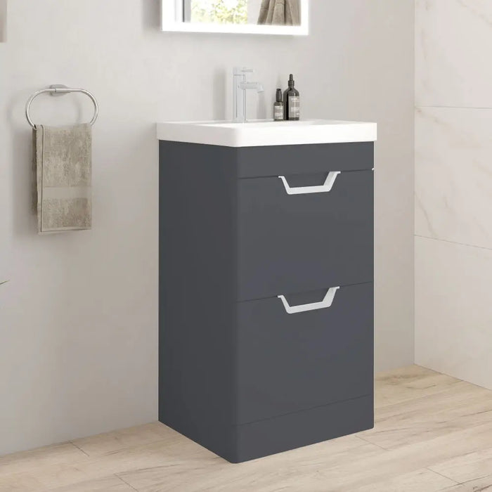 Sonas Freya 2 Drawer floorstanding Vanity Unit With Basin