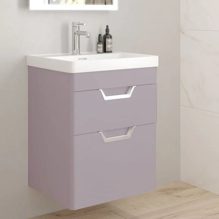 Sonas Freya 2 Drawer Wall Hung Vanity Unit With Basin And Handle