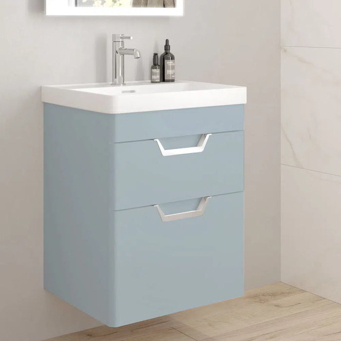 Sonas Freya 2 Drawer Wall Hung Vanity Unit With Basin And Handle