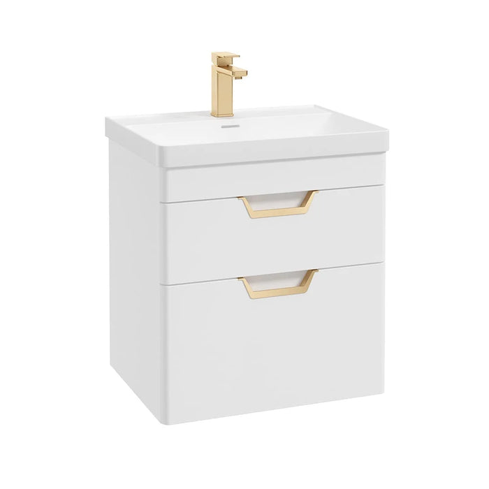 Sonas Freya 2 Drawer Wall Hung Vanity Unit With Basin