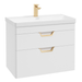 Sonas Freya 2 Drawer Wall Hung Vanity Unit With Basin