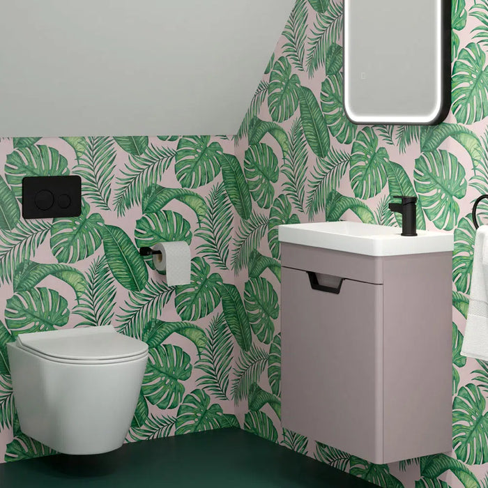 Sonas Freya 550mm 1 Door Wall Hung Vanity Unit With Basin And Handle