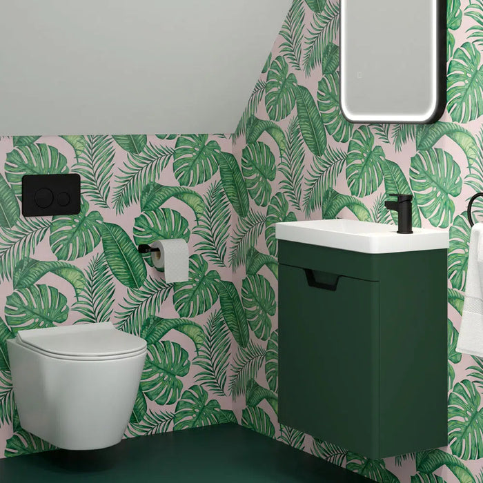 Sonas Freya 550mm 1 Door Wall Hung Vanity Unit With Basin And Handle