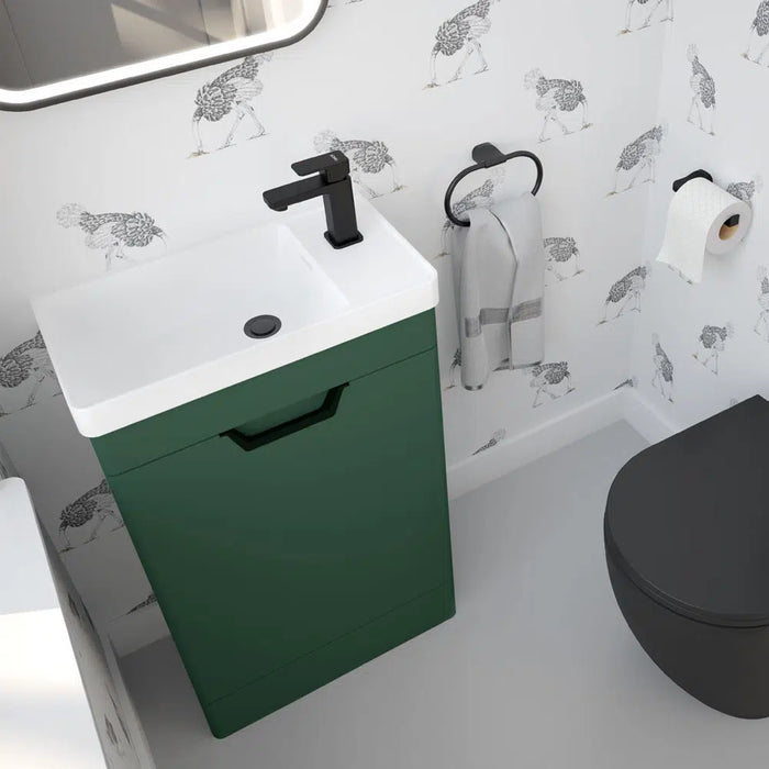 Sonas Freya 550mm 1 Door Floorstanding Vanity Unit With Basin And Handle