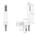 Sonas Hakk Thermostatic Shower Set 2 With Wall Arm - Shower