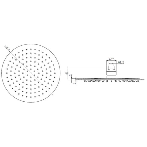 Sonas Hakk Thermostatic Shower Set 2 With Wall Arm - Shower