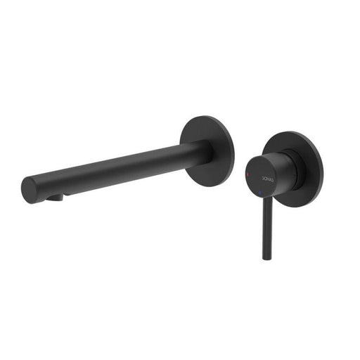 Sonas Hakk Wall Mounted Basin Mixer Tap - Matt Black