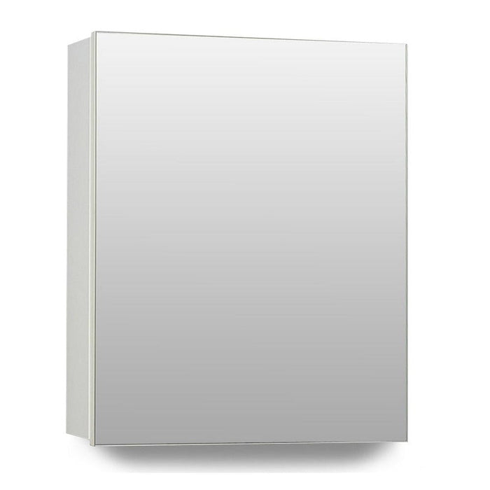 Sonas Hampton 1 Door Mirror Cabinet - White - 620mm x 500mm