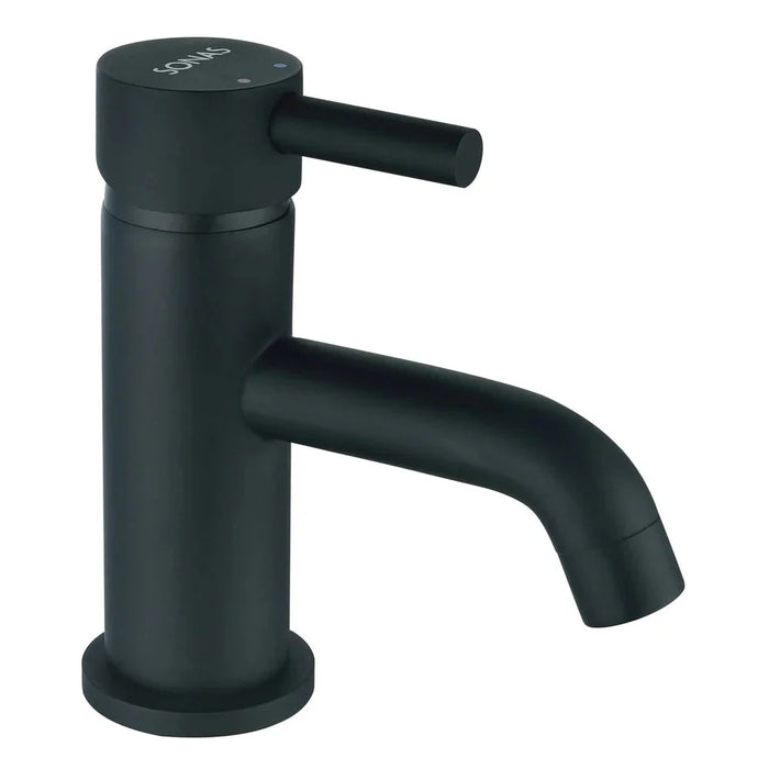 Sonas Harrow Basin Mixer Tap With Click Clack Waste - Black