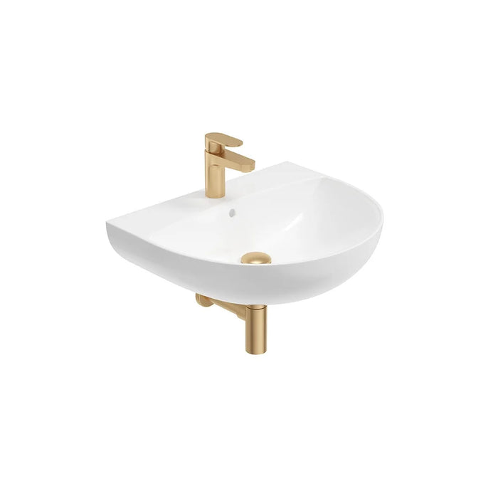 Sonas Horizon Round Wall Hung Basin With Bottle Trap 1 Tap