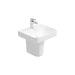 Sonas Horizon Square Basin With Semi Pedestal 1 Tap Hole -