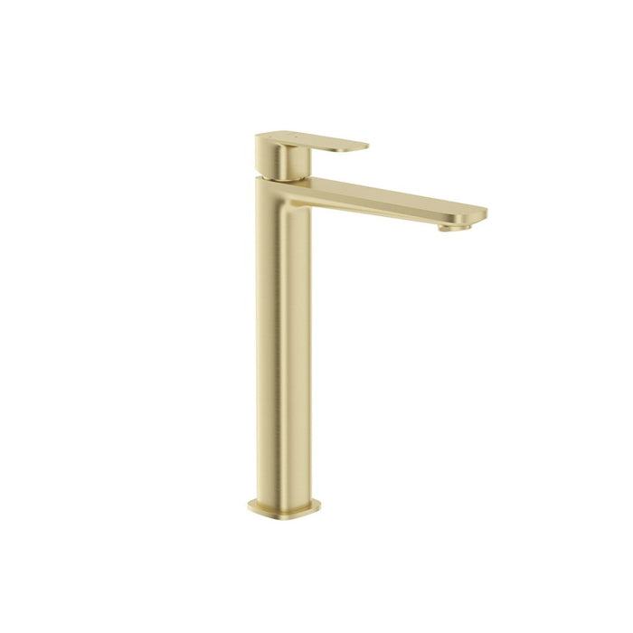 Sonas Inez Tall Basin Mixer Tap - Brushed Gold - Tall Basin