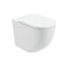 Sonas Inspire Rimless Back to Wall Toilet And Seat - Soft