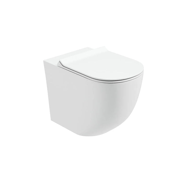 Sonas Inspire Rimless Back to Wall Toilet And Seat - Slim