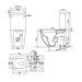 Sonas Inspire Rimless Fully Shrouded Close Coupled Toilet