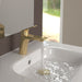 Sonas Jasmin Basin Mixer Tap With Waste Brushed Gold