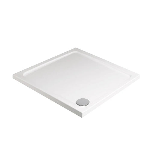 Sonas Kristal Low Profile Square Shower Tray With Waste -