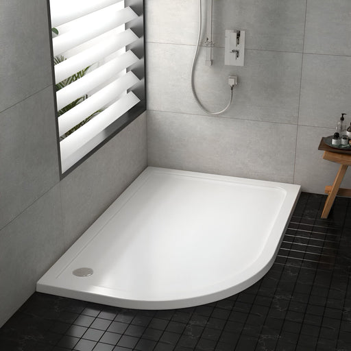 Sonas Kristal Secure Anti Slip Offset Quadrant Shower Tray