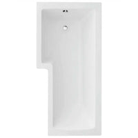 Sonas L Shape Shower Bath With Bath Panel And Bath Screen