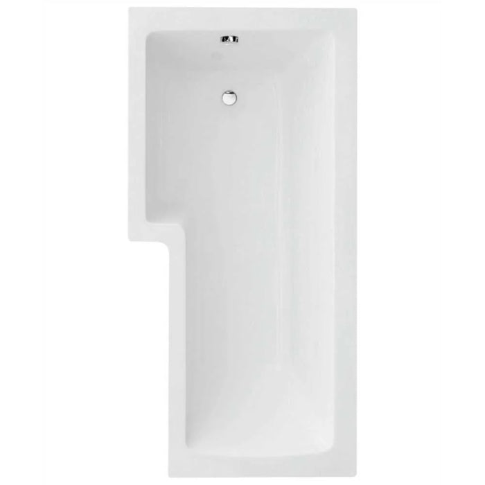 Sonas L Shape Shower Bath With Bath Panel And Bath Screen