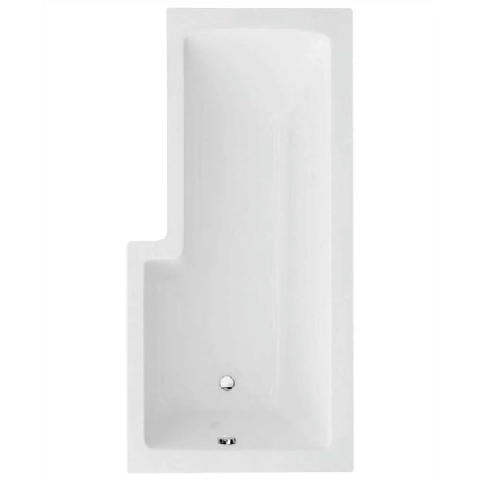 Sonas L Shape Shower Bath With Bath Panel And Bath Screen